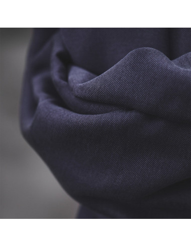 Tencel-Stoff Smooth Drape Twill - Heidelbeere