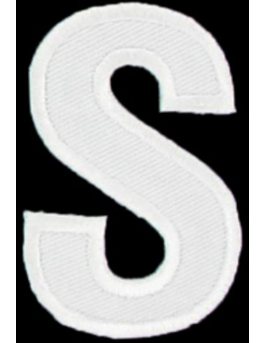 Bügelaufnäher Buchstabe S