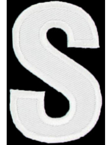 Bügelaufnäher Buchstabe S