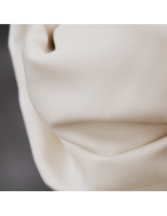 Tencel-Stoff Smooth Drape Twill - Weiß