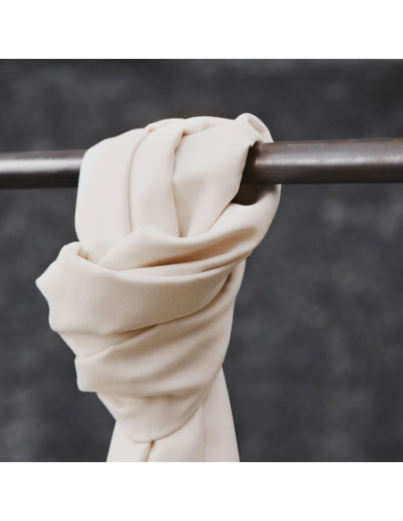 Tencel-Stoff Smooth Drape Twill - Weiß