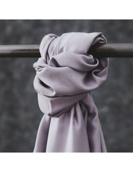 Tencel-Stoff Smooth Drape Twill - Violetter Nebel