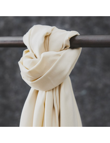 Tencel-Stoff Smooth Drape Twill - Ecru