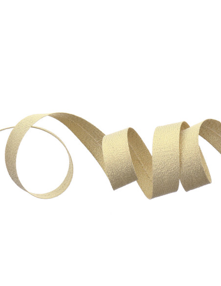 Lurex-Schrägband - Gold