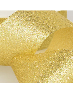 Glitzerband - Gold