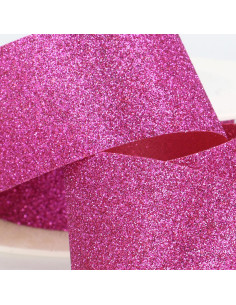 Glitzerband - Fuchsia