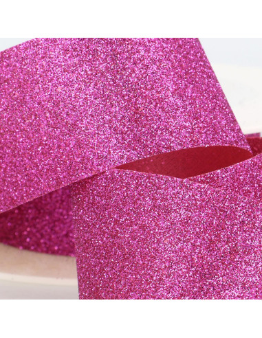 Glitzerband - Fuchsia