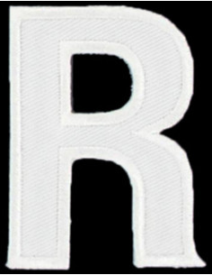 Bügelaufnäher Buchstabe R