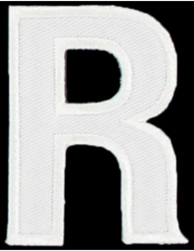 Bügelaufnäher Buchstabe R