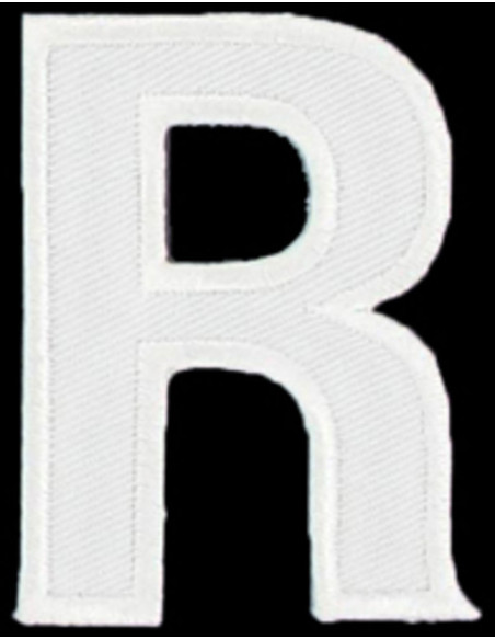 Bügelaufnäher Buchstabe R
