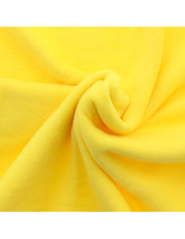 Fleece-Stoff - Gelb