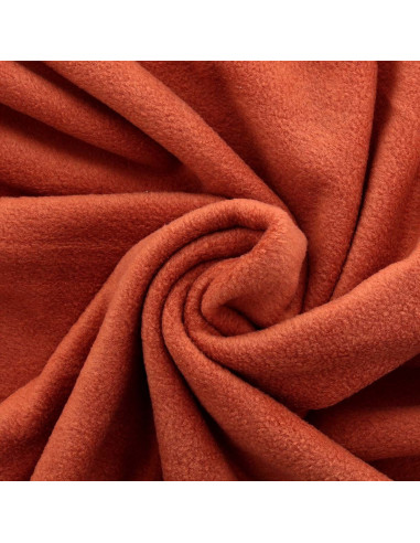 Fleece-Stoff - Terrakotta