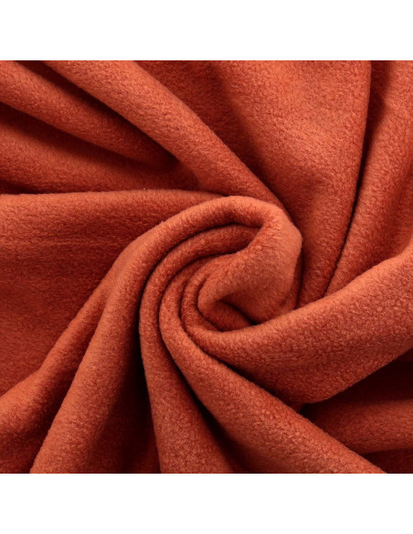 Fleece-Stoff - Terrakotta