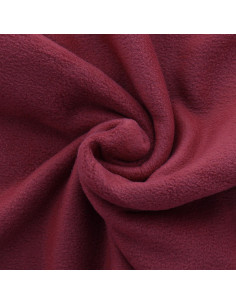 Fleece-Stoff - Bordeaux