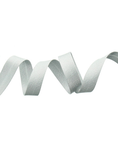 Lurex-Schrägband - Silber