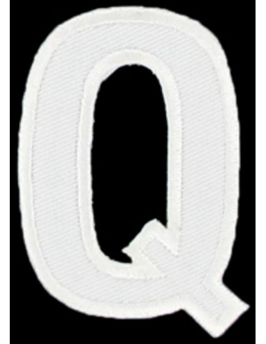 Bügelaufnäher Buchstabe Q