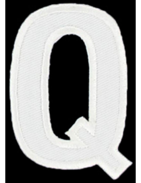 Bügelaufnäher Buchstabe Q