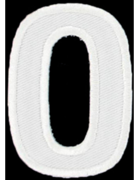Bügelbild Buchstabe O oder 0