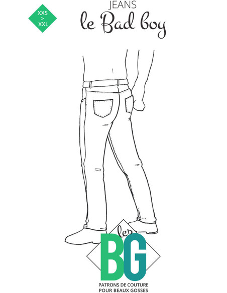 Jeans-Muster Le Bad Boy - Les BG