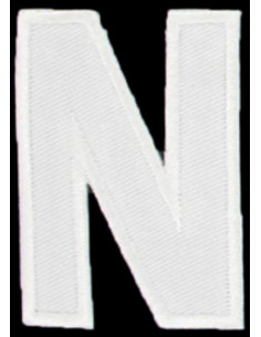 Bügelaufnäher Buchstabe N