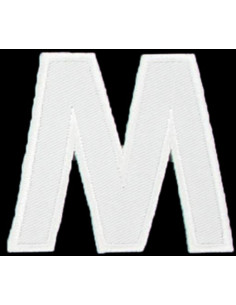 Bügelaufnäher Buchstabe M oder W