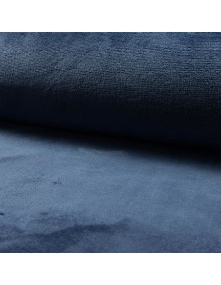 Kuscheliger Stoff - Jeansblau
