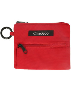 Rote Mini-Tasche für Shorties Mini ChiaoGoo Nadeln