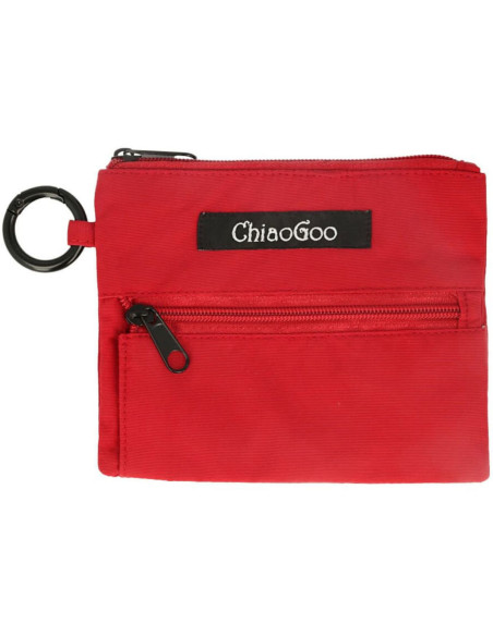 Rote Mini-Tasche für Shorties Mini ChiaoGoo Nadeln