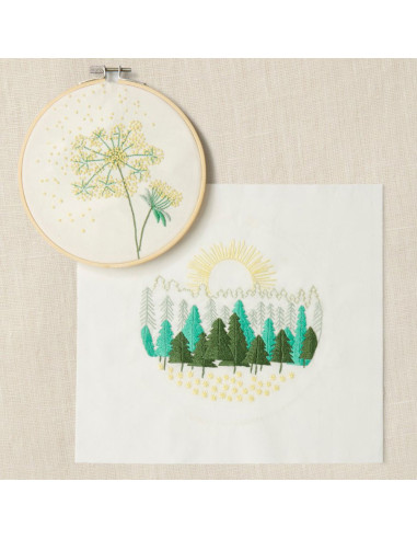Stickerei-Duo-Set - Spaziergang im Wald
