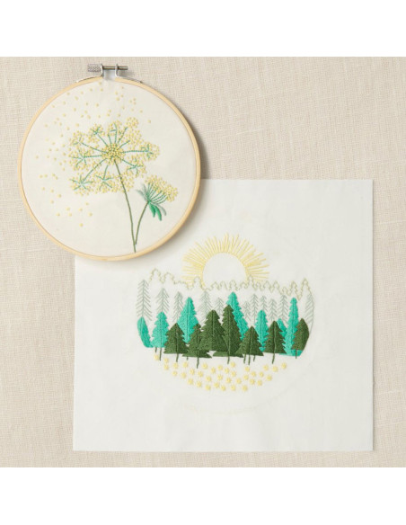 Stickerei-Duo-Set - Spaziergang im Wald