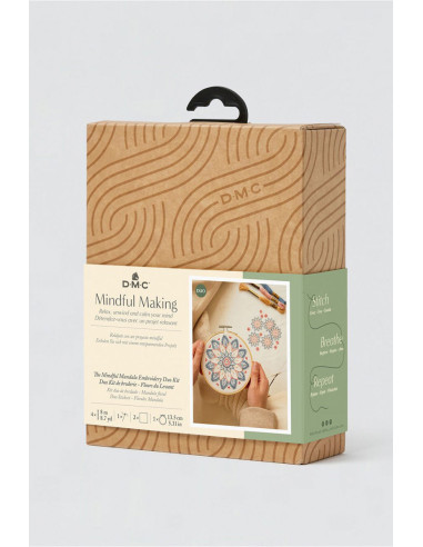 Stickerei-Duo-Set - Blumen des Ostens