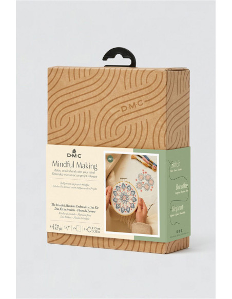 Stickerei-Duo-Set - Blumen des Ostens