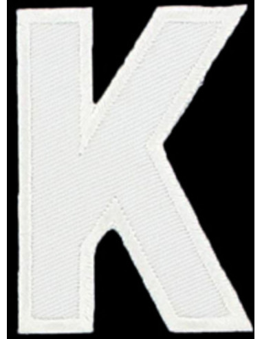 Bügelaufnäher Buchstabe K