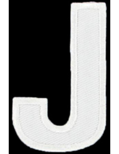 Bügelaufnäher Buchstabe J