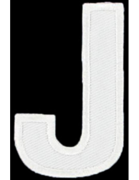 Bügelaufnäher Buchstabe J