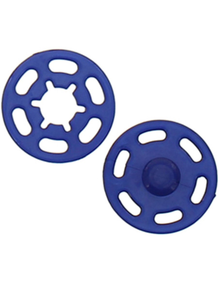 Druckknopf aus Kunststoff - Blauviolett
