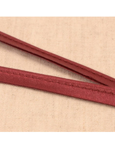 Satin-Paspel - Bordeaux