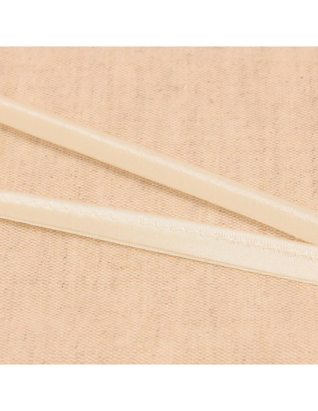 Satin-Paspel - Ecru
