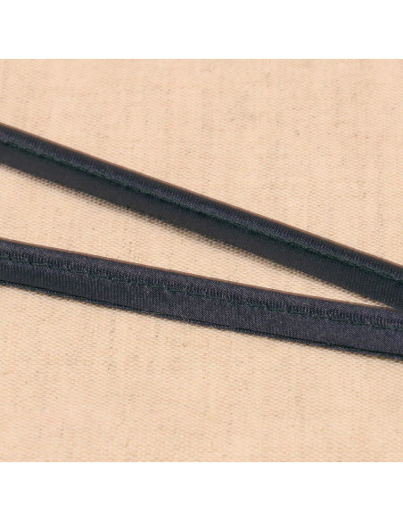 Satin-Paspel - Dunkelblau