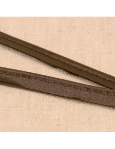 Satin-Paspel - Pflaumenbraun