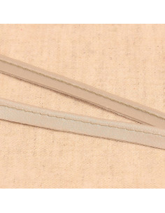 Satin-Paspel - Taupe