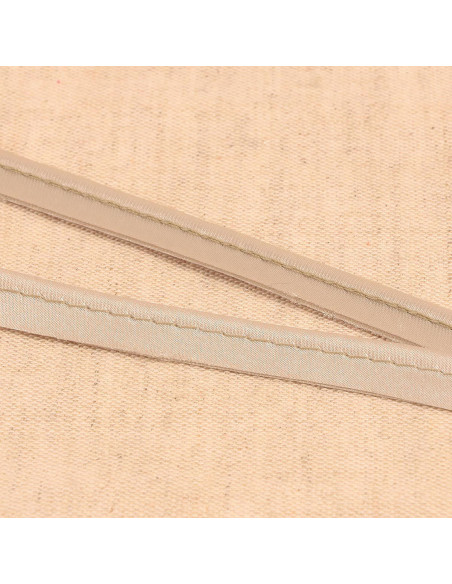 Satin-Paspel - Taupe