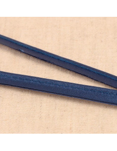 Satin-Paspel - Königsblau