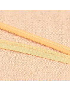 Satin-Paspel - Strohgelb
