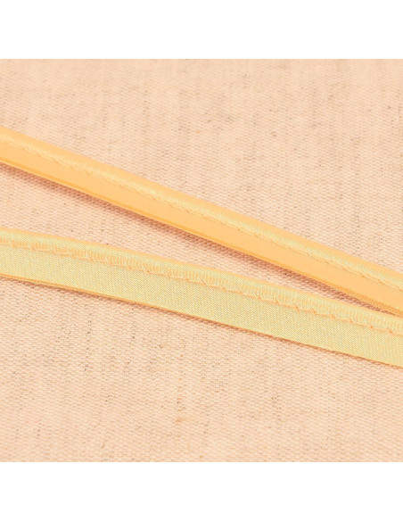 Satin-Paspel - Strohgelb