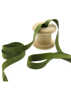 Elastisches BH-Trägerband 15 mm - Khaki