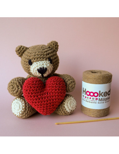Häkelset - Valentino der Teddybär