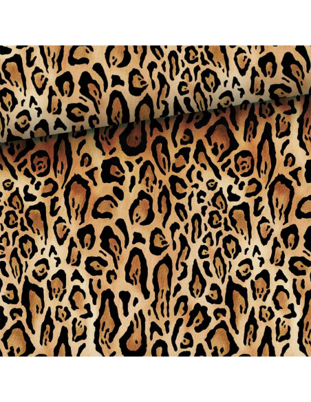 Premium-Baumwollstoff - Leopard