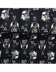 Jersey-Stoff Star Wars - Sturmtruppler und Darth Vader