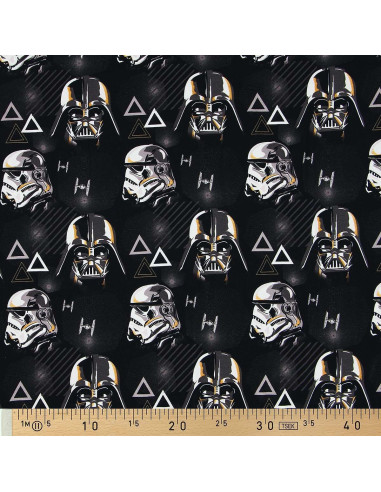 Jersey-Stoff Star Wars - Sturmtruppler und Darth Vader